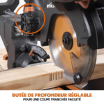 Elektrische Akku-Gehrungssäge 185mm – Bild 4