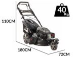Blackstone SP-3X 510 – Selbstfahrender Benzinrasenmäher 4-in-1 mit schwenkbarem Vorderrad | 51 cm | 196 cm³ – Bild 19