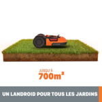 Vernetzter Mähroboter - WORX - LANDROID - 700 m² - WR142E – Bild 2