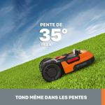 Vernetzter Mähroboter - WORX - LANDROID - 700 m² - WR142E – Bild 5