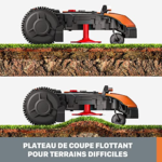 Vernetzter Mähroboter - WORX - LANDROID - 700 m² - WR142E – Bild 6