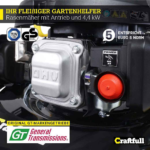 Benzinrasenmäher 5in1 CR-196-10E Rasenmäher mit Benzin und Elektrostarter – Bild 3