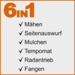 Akku-Rasentraktor IXES Akku Aufsitzmäher Rasentraktor 92cm 48V 75Ah Aufsitzrasenmäher – Bild 14