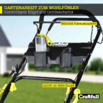 Benzinrasenmäher 5in1 CR-196-10E Rasenmäher mit Benzin und Elektrostarter – Bild 8