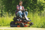 Akku-Rasentraktor IXES Akku Aufsitzmäher Rasentraktor 92cm 48V 75Ah Aufsitzrasenmäher – Bild 12